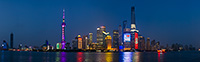 Shanghai's Towers by night