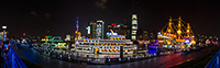 Shanghai's boats by night