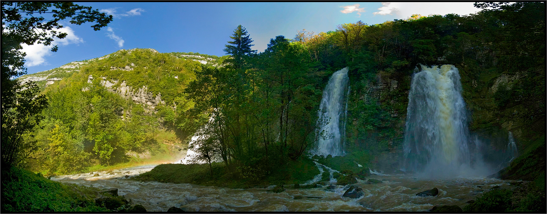 Cascades de Flumen, Saint-Claude, Jura, France