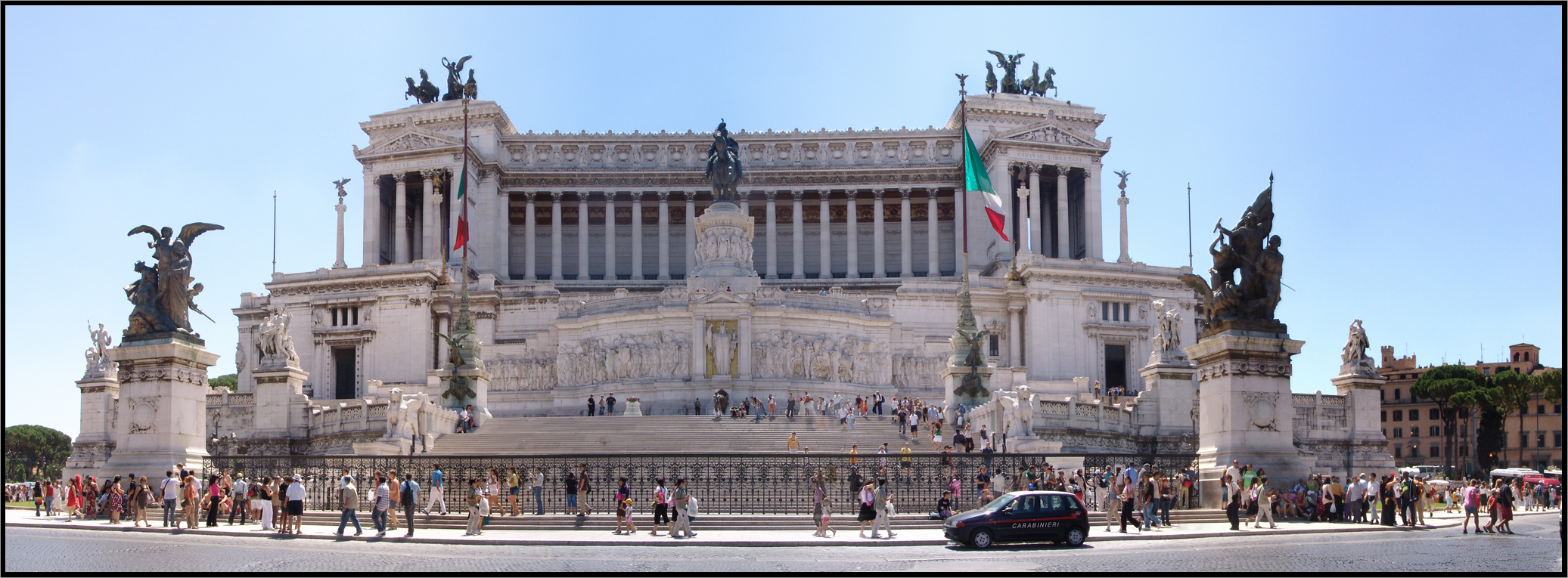 Monument Victor Emanuele II, Place de Venise, Rome, Italie, Ao�t 2006