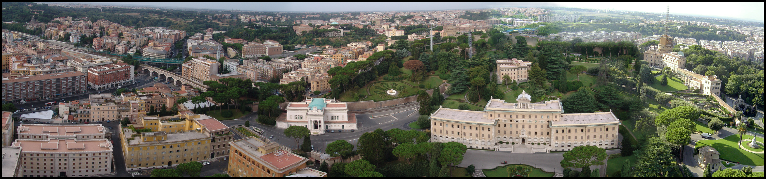 Les jardins du Vatican, Rome, Italie, Ao�t 2006