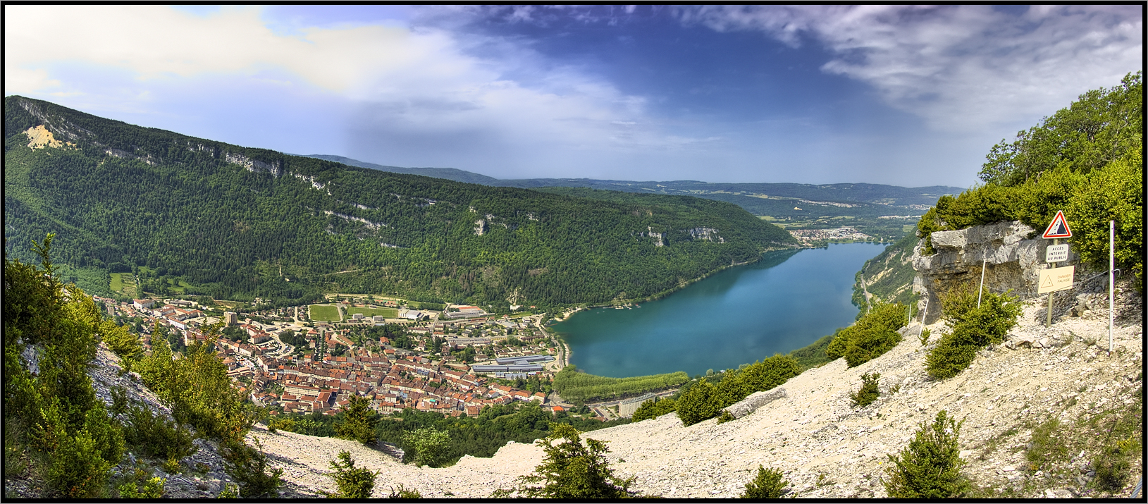 Nantua (01), les falaises , France, Juin 2006
