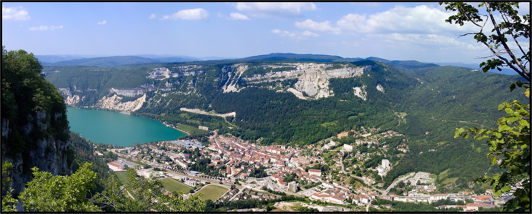 Vue du Signal, Nantua (01), France, Juillet 2006