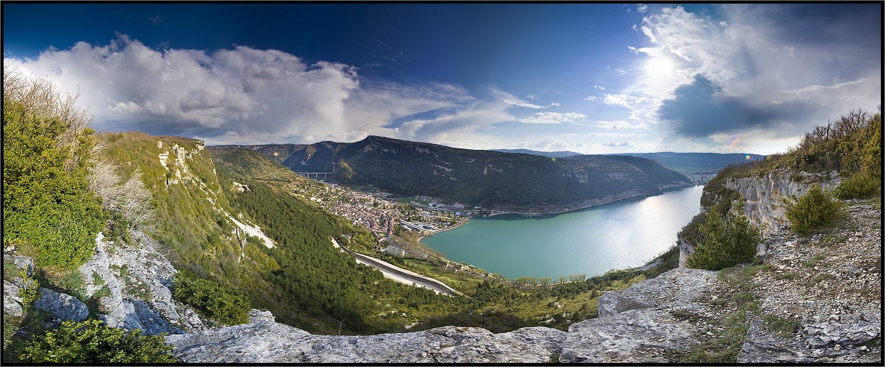 Nantua depuis la barre des Fecles