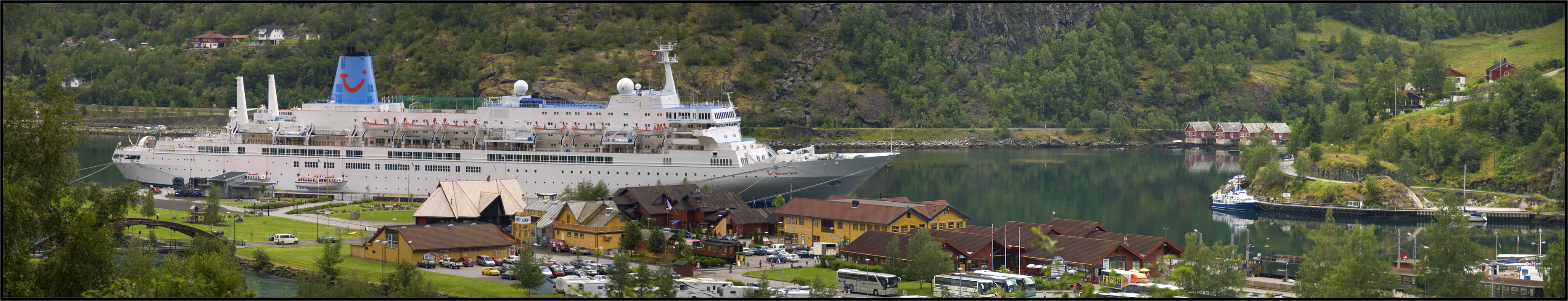 Paquebot Thonson Spirit, Flam, Norvège, Août 2007