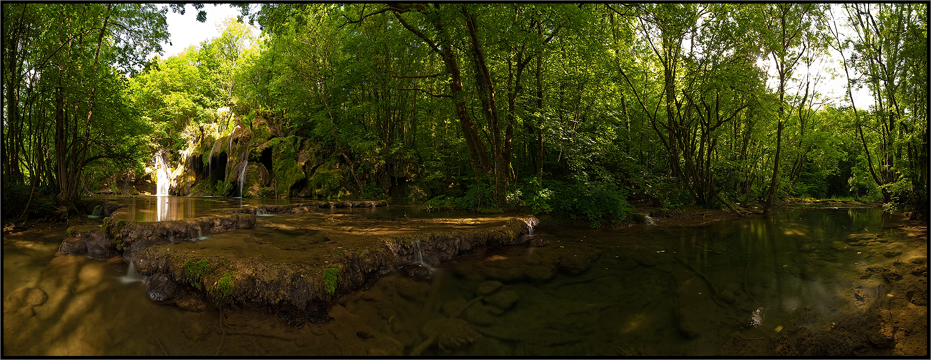 Cascades des Tufs, Recul�e des Planches, Jura, France