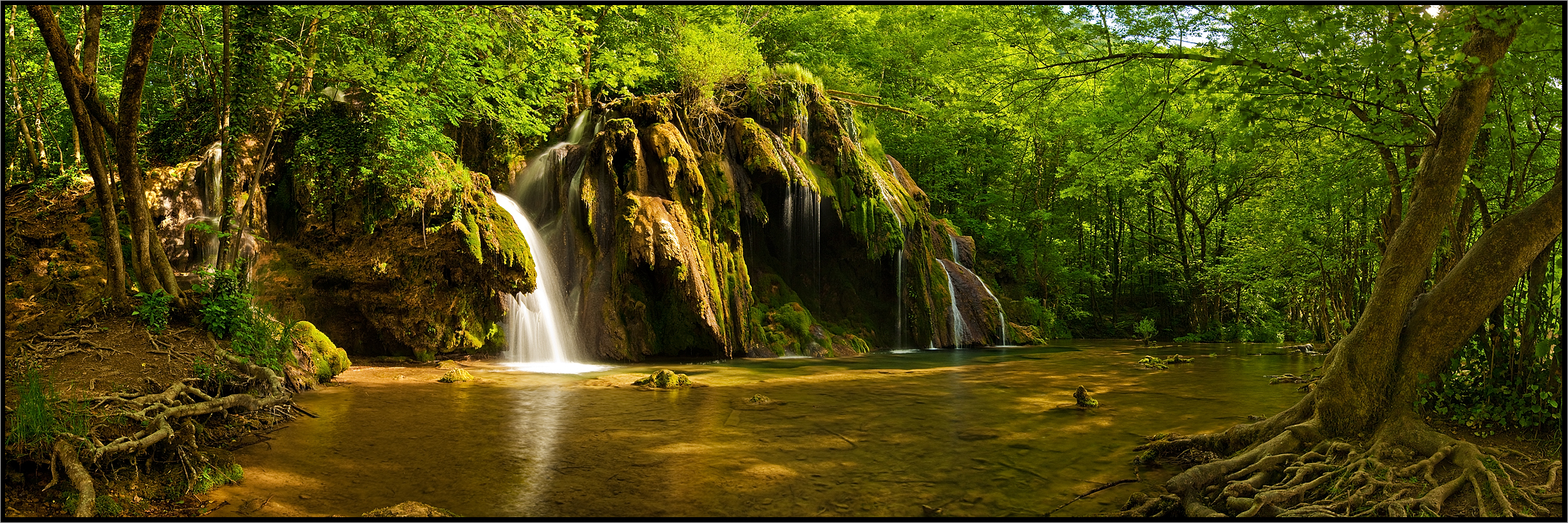 Cascades des Tufs, Recul�e des Planches, Jura, France