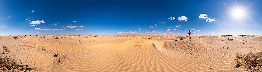 Tunisie, désert de Douz, Tataouine, 2023